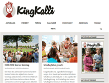 Tablet Screenshot of kingkalli.de
